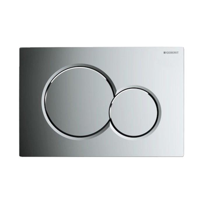 Spolplatta Sigma01 Svart Blank Geberit